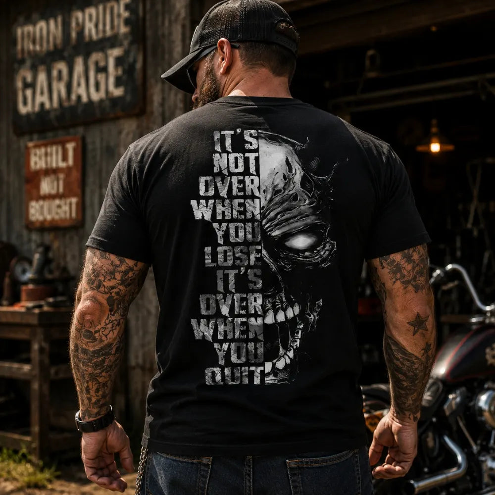 GEN X NEVER QUITS™ Custom Birth Year T-Shirt – It's Over When You Quit