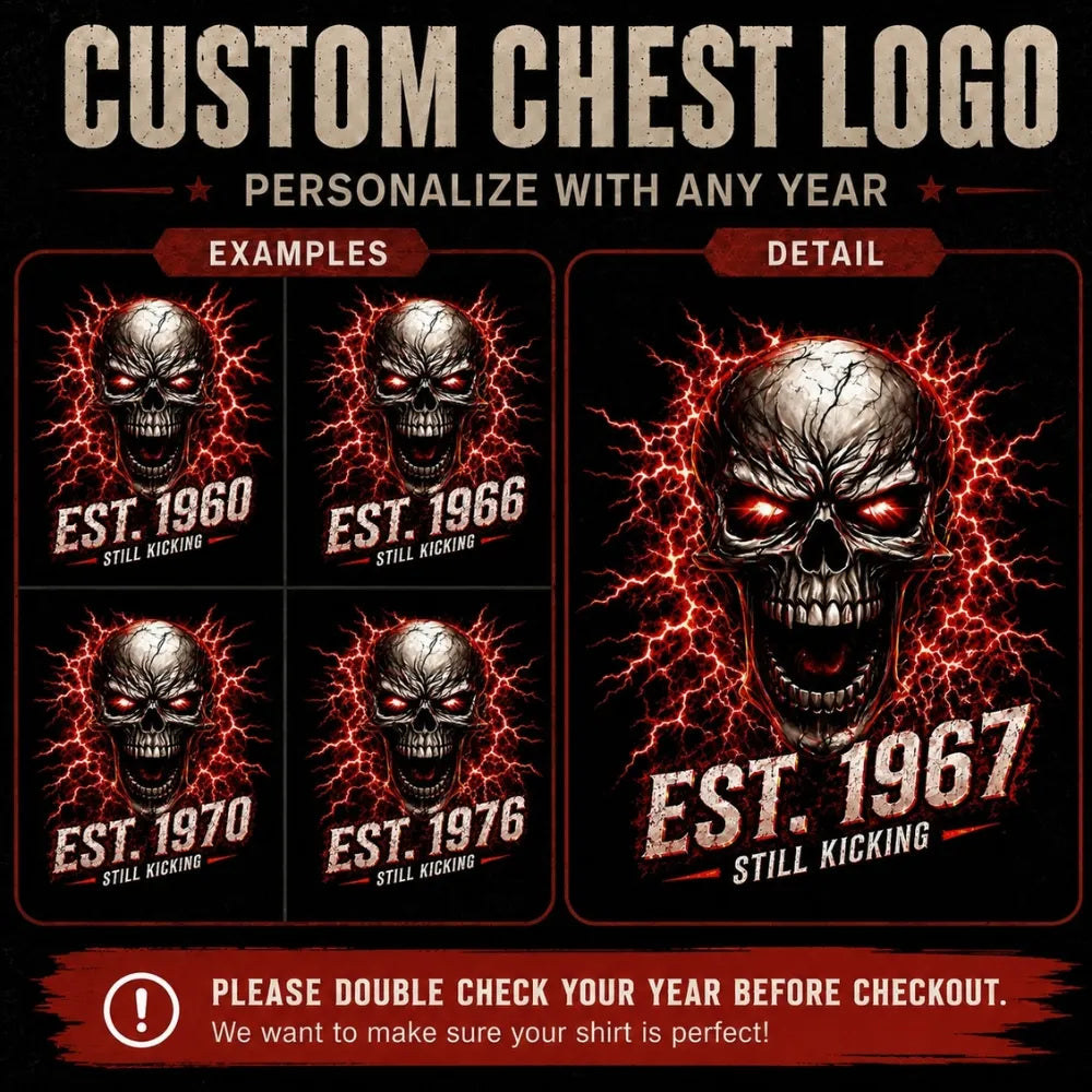Old Fuckers Club™ Custom Year T-Shirt – Lifetime Member Personalized EST. Year Tee