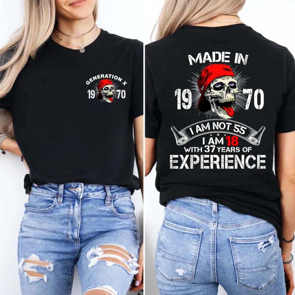 Generation X Custom Year T Shirt -100% Cotton Top Unisex Comfort Sweatshirt