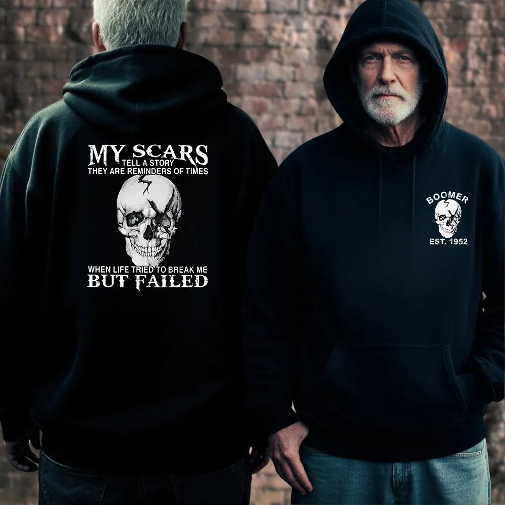 My Scars Tell A Story Skull Graphic Shirts