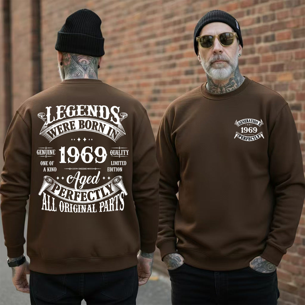 Custom Year Legends Generation T-Shirt – Aged Perfectly, All Original Parts Sweatshirt