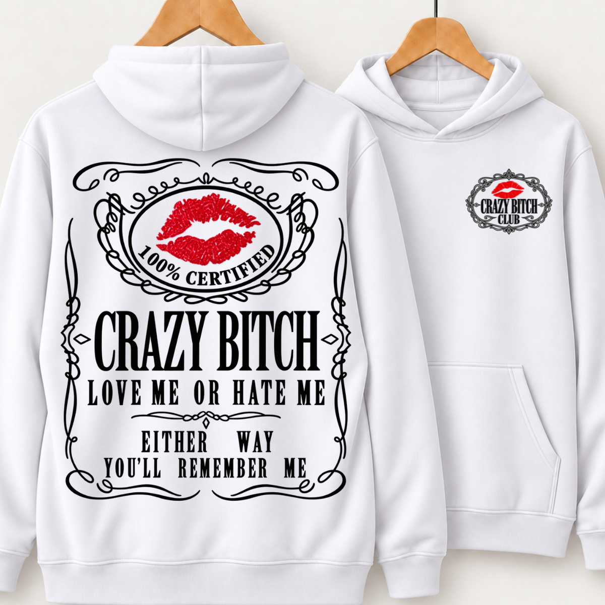 100% Certified Crazy Bitch Club Custom Year Shirts