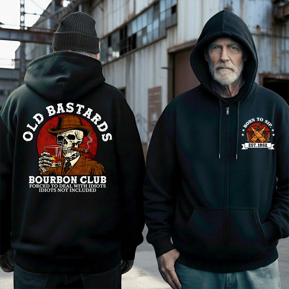 Old Bastards Bourbon Club Born To Sip Sweatshirt , Hoodie,T-shirt