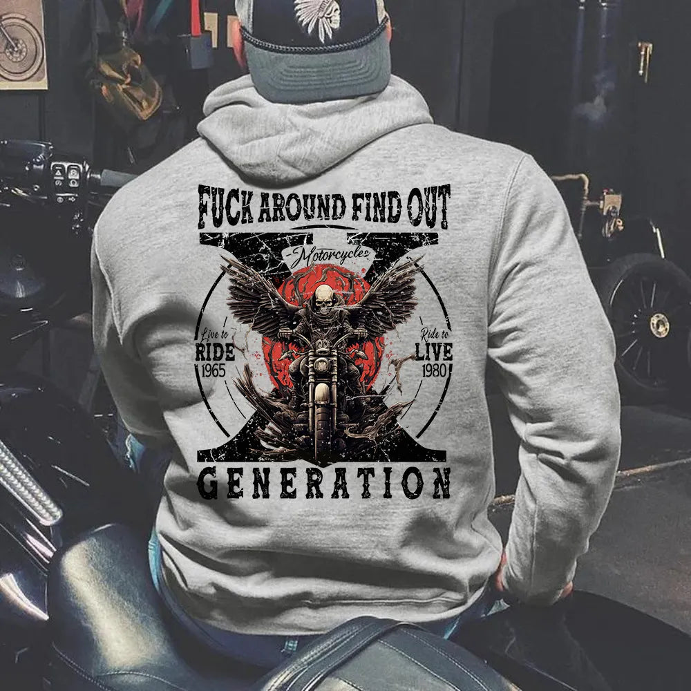 Gen X Ride Live Unisex Sweatshirt Hoodie T-shirt