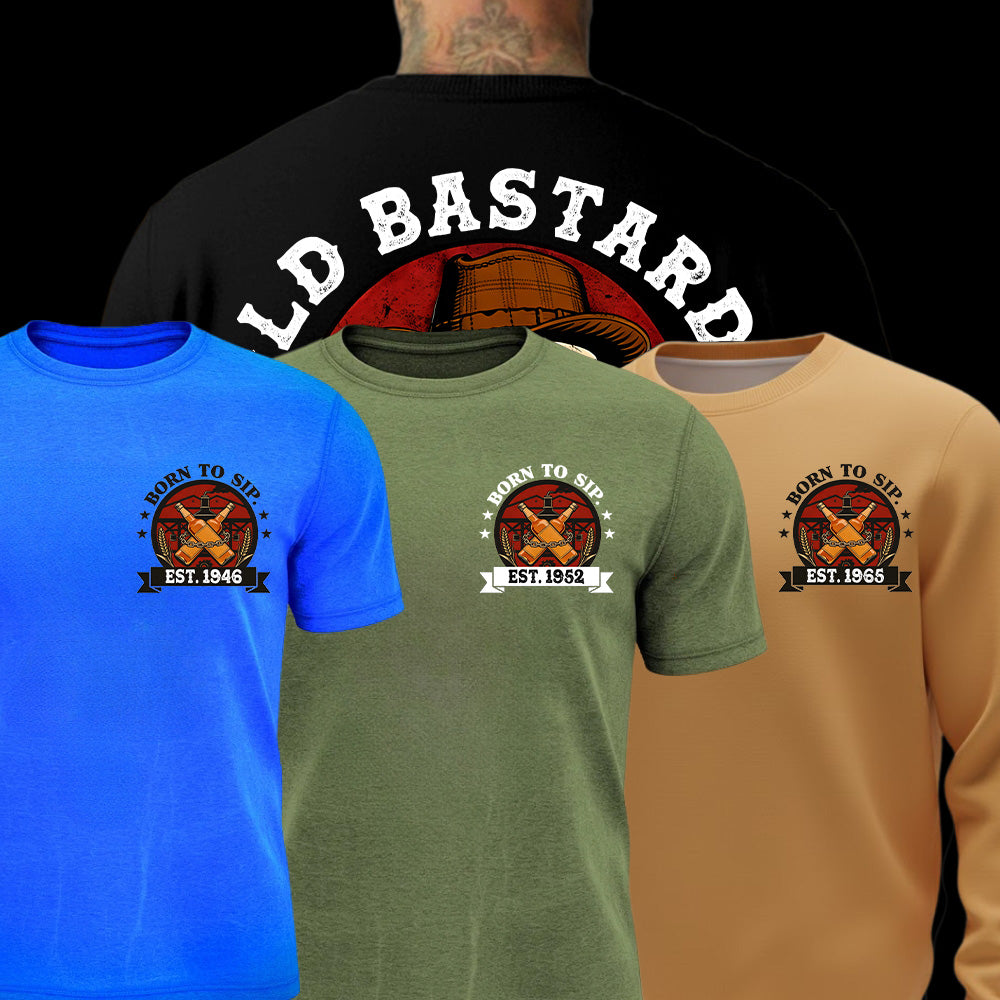 Old Bastards Bourbon Club Born To Sip Sweatshirt , Hoodie,T-shirt