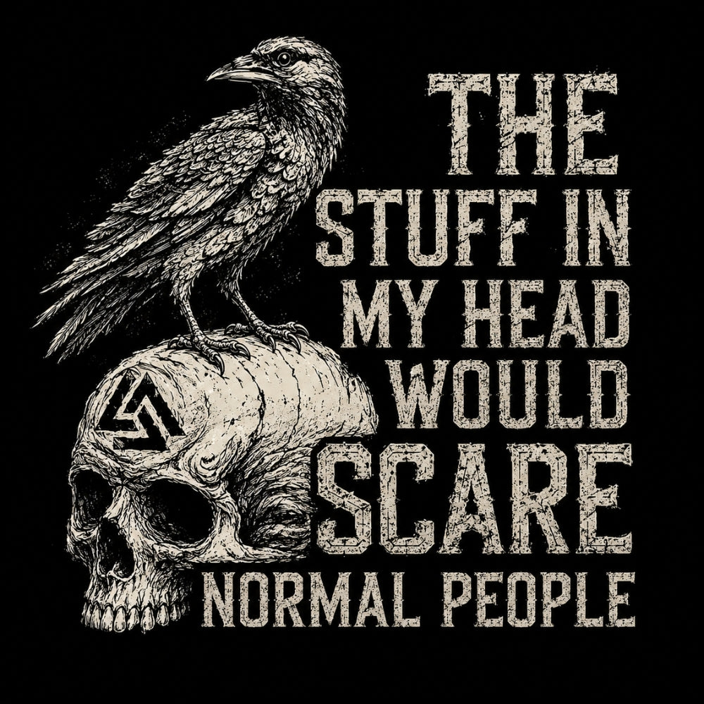 The Stuff In My Head Would Scare Normal People™ Gen X Custom Year T-Shirt