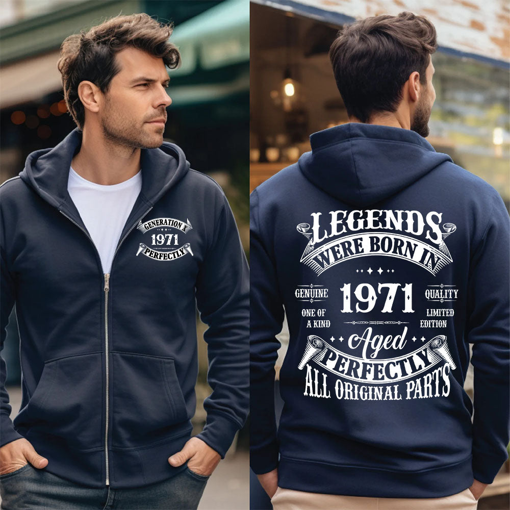 Custom Year Legends Generation T-Shirt – Aged Perfectly, All Original Parts Sweatshirt
