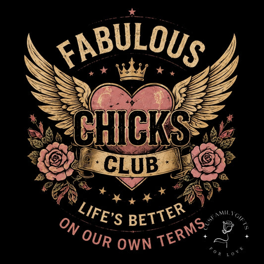 Fabulous Chicks Club Custom Birth Year Vintage Graphic Shirts
