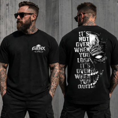 GEN X NEVER QUITS™ Custom Birth Year T-Shirt – It's Over When You Quit