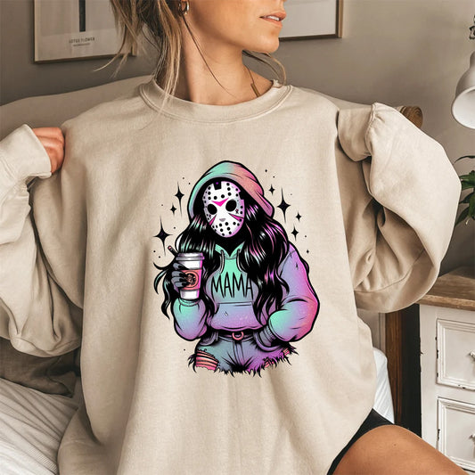 Halloween Spooky Mama Hoodie  Cool Mama Halloween Sweatshirt