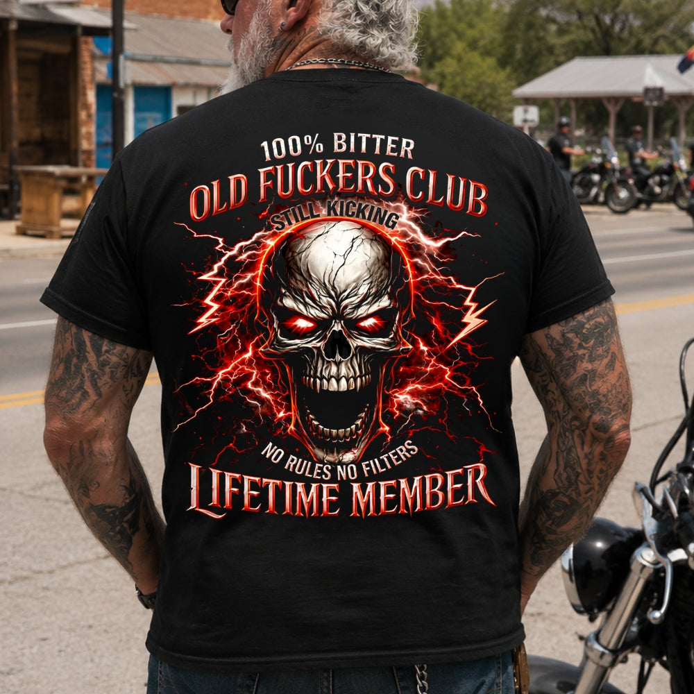 Old Fuckers Club™ Custom Year T-Shirt – Lifetime Member Personalized EST. Year Tee