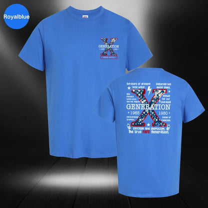 Custom Gen X T-Shirt, Star Design EST T-Shirt