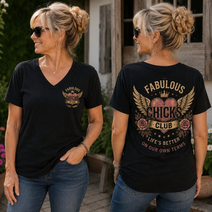 Fabulous Chicks Club Custom Birth Year Vintage Graphic Shirts