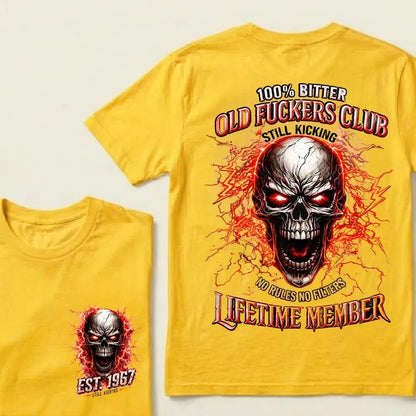 Old Fuckers Club™ Custom Year T-Shirt – Lifetime Member Personalized EST. Year Tee