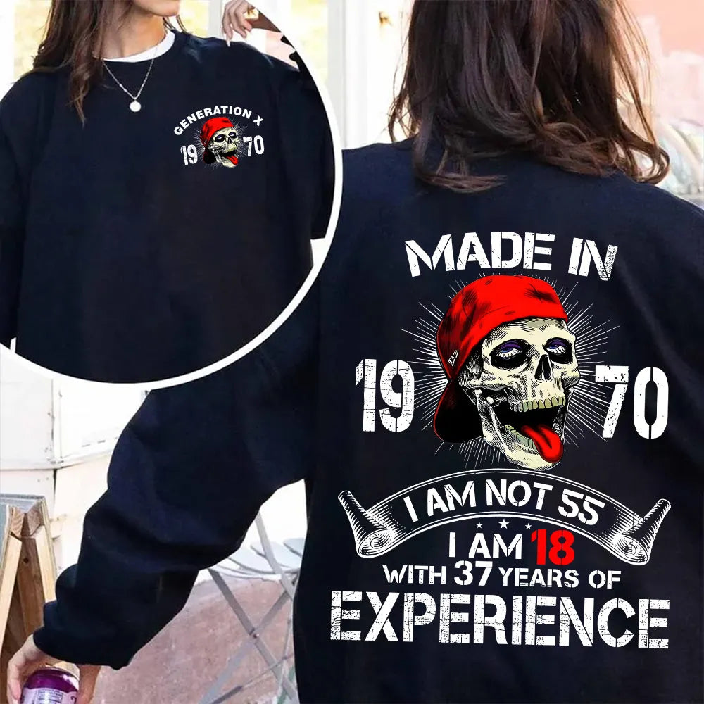 Generation X Custom Year T Shirt -100% Cotton Top Unisex Comfort Sweatshirt