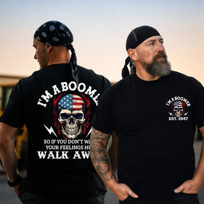 I'M A BOOMER. Walk Away Custom Year Of Birth Sweatshirt, Unisex Hoodie, Boomer Generation T shirt
