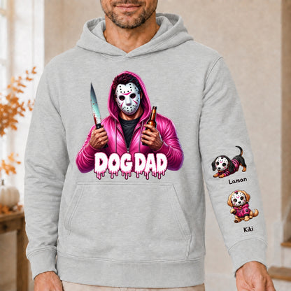 Horror MAMA Sweatshirt with Kid's Names on the Sleeve