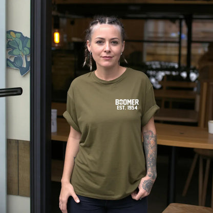 BOOMER T-shirt, Too Old To Fight Too Slow To Run But I Can Still Shoot Pretty Darn Good T-shirt, Unisex Hoodie, Custom Year Of Birth Sweatshirt