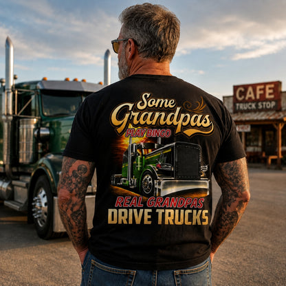 Legendary Trucker™ Custom Year Shirt | Real Grandpas Drive Trucks
