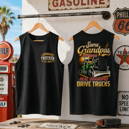 Legendary Trucker™ Custom Year Shirt | Real Grandpas Drive Trucks