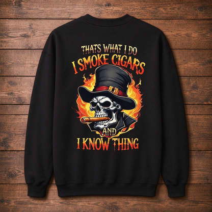 Personalized Cigar Smoking Skull Shirts – Custom Era & Year, Funny Cigar Lover Gift