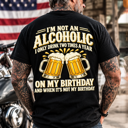 Funny Birthday Beer Shirts – Two Occasions Drinking Club
