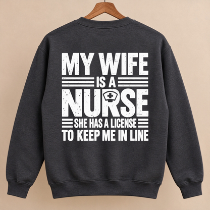 My Wife Is a Nurse Shirts – Funny Nurse Husband Gift