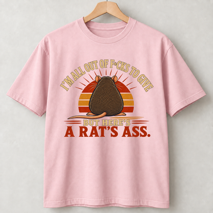 Funny Rat’s Ass Graphic Shirts – Sarcastic Retro Sunset Shirts