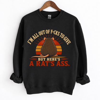 Funny Rat’s Ass Graphic Shirts – Sarcastic Retro Sunset Shirts