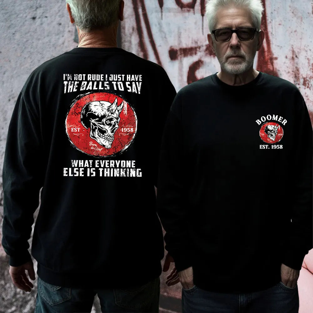 I'm Not Rude I Just Have The Balls To Say Custom Year Of Birth Shirts