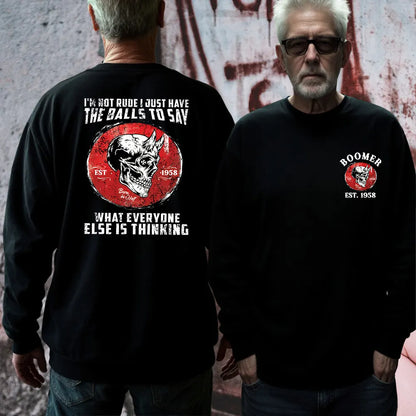 I'm Not Rude I Just Have The Balls To Say Custom Year Of Birth Shirts
