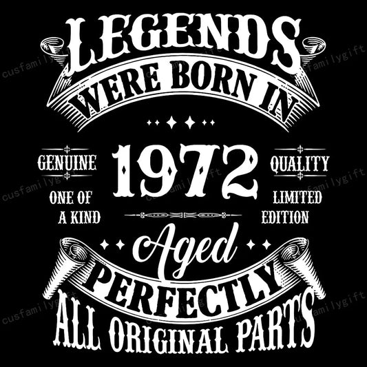 Custom Year Legends Generation T-Shirt – Aged Perfectly, All Original Parts Sweatshirt