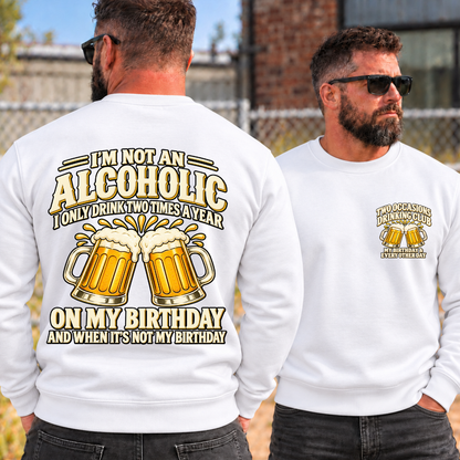 Funny Birthday Beer Shirts – Two Occasions Drinking Club