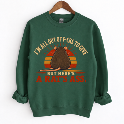 Funny Rat’s Ass Graphic Shirts – Sarcastic Retro Sunset Shirts