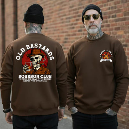 Old Bastards Bourbon Club Born To Sip Sweatshirt , Hoodie,T-shirt