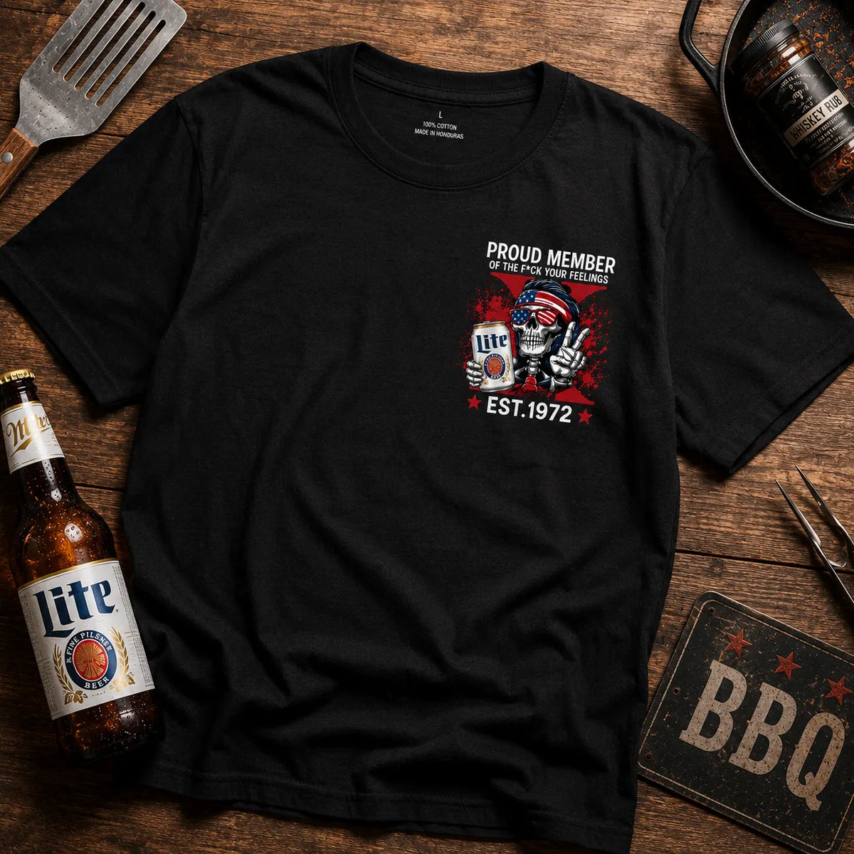 Miller Lite-Generation X Favorite Beer Drink Custom Year Of Birth Shirt