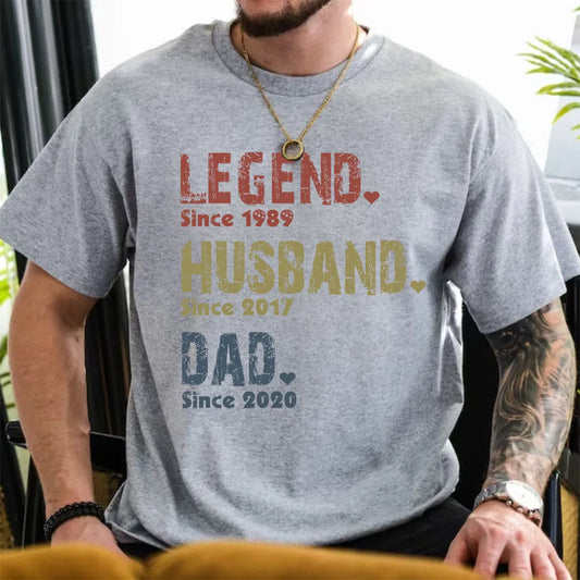 Custom Timeline: Legend • Husband • Dad • Grandpa 🎁 Best Gift for Him