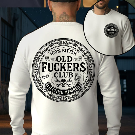 Funny Bitter Old Guys Club T-shirt, Boomer The Badass Generation Unisex T-shirt,  Hoodie, Custom Year Of Birth Sweatshirt