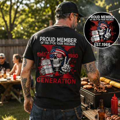 Budweiser-Generation X Favorite Beer Drink Custom Year Of Birth Shirt