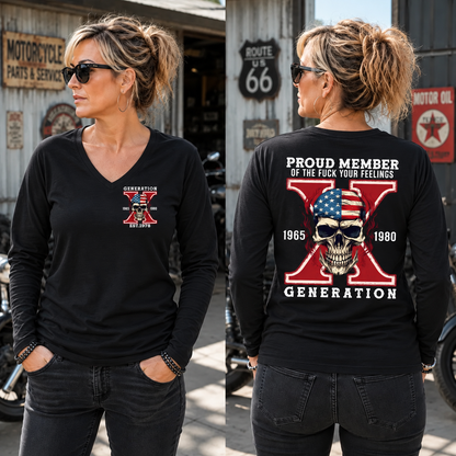 Proud Member Of The Fuck Your Feelings Generation X™ Custom Year T-Shirt