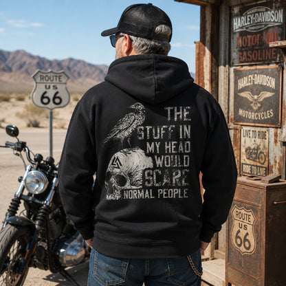 The Stuff In My Head Would Scare Normal People™ Gen X Custom Year T-Shirt