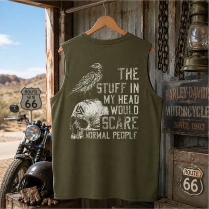 The Stuff In My Head Would Scare Normal People™ Gen X Custom Year T-Shirt