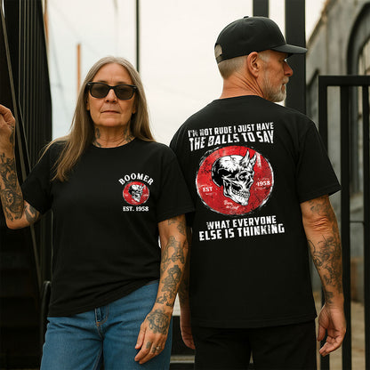 I'm Not Rude I Just Have The Balls To Say Custom Year Of Birth Shirts