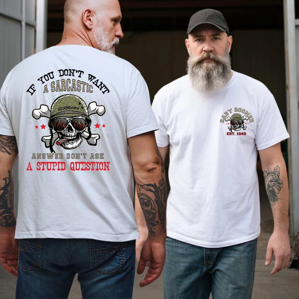If You Don't Want A Sarcastic Answer Don't Ask A Stupid Question Shirts